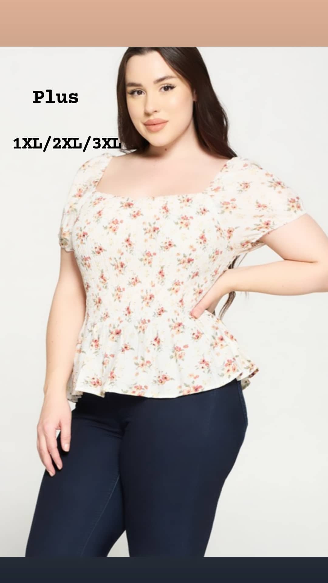 Floral Top PLUS