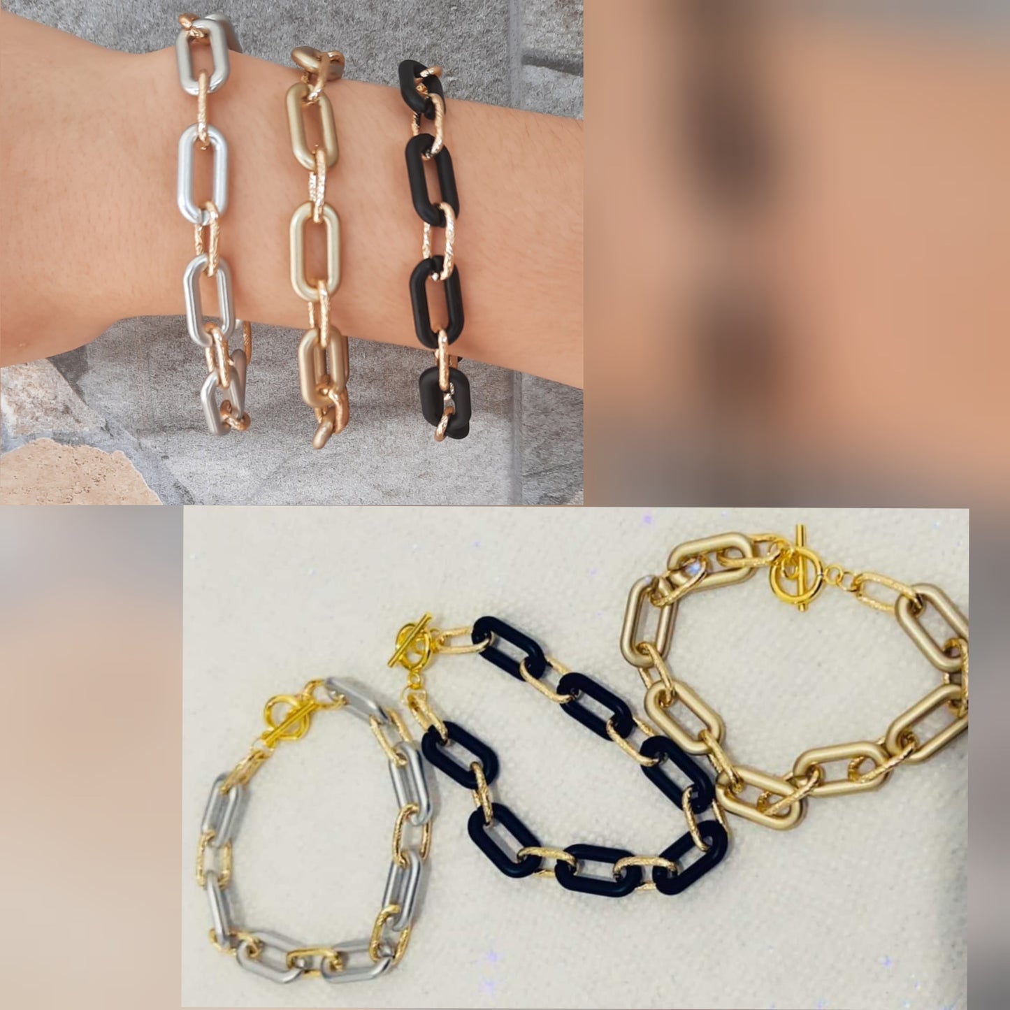 Set de 3 pulseras