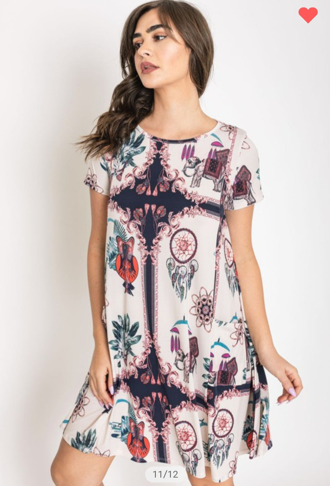 Dream Catcher Print Dress