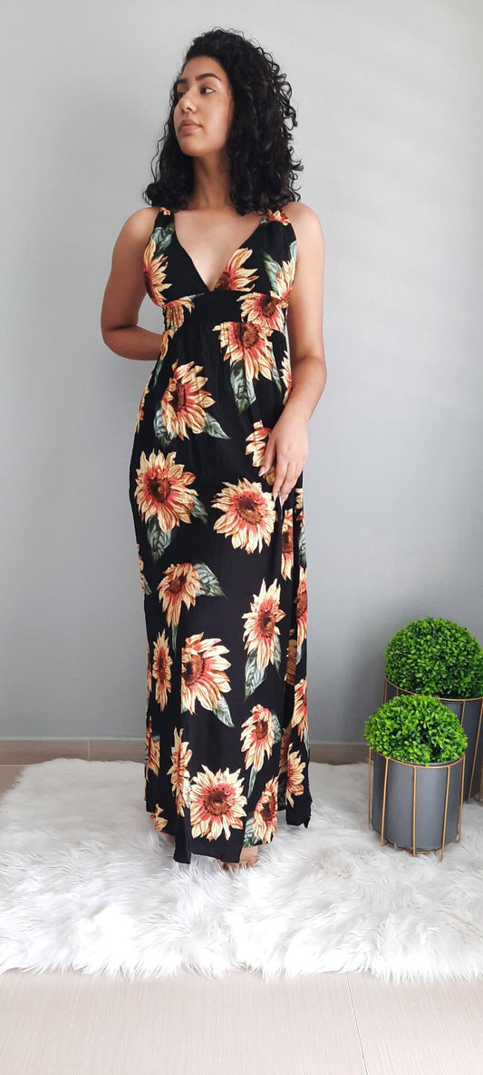 Sunflower Floral Dress